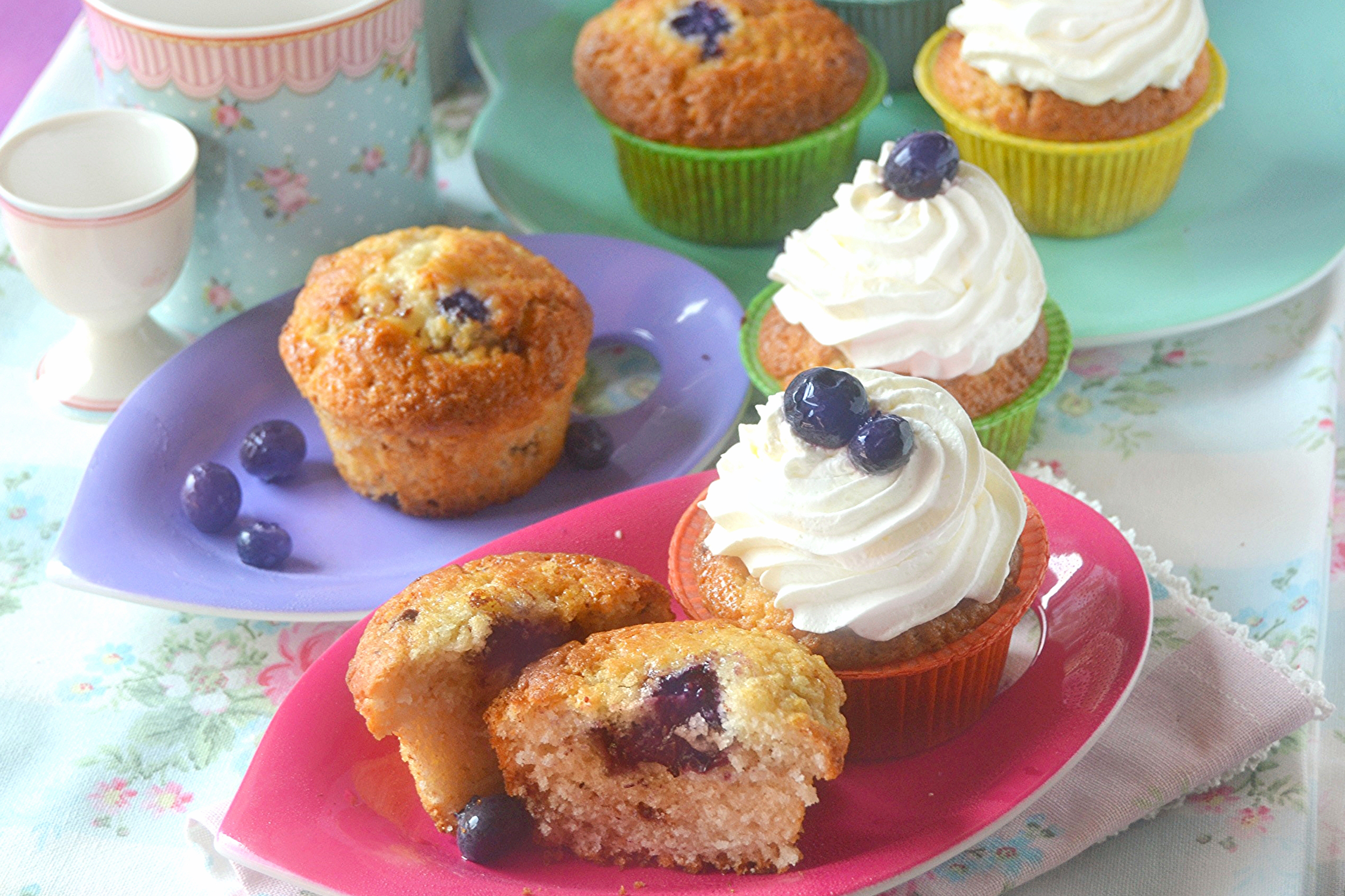 Muffins ai mirtilli con Aceto Balsamico di Modena IGP