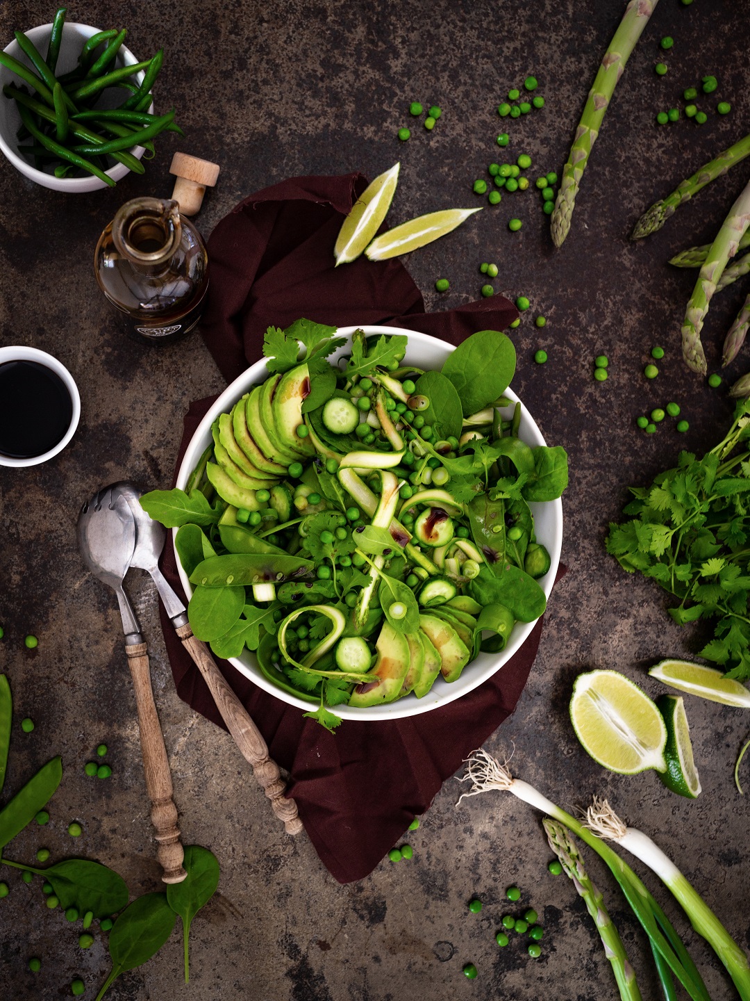 Salade toute verte au Vinaigre Balsamique de Modène IGP