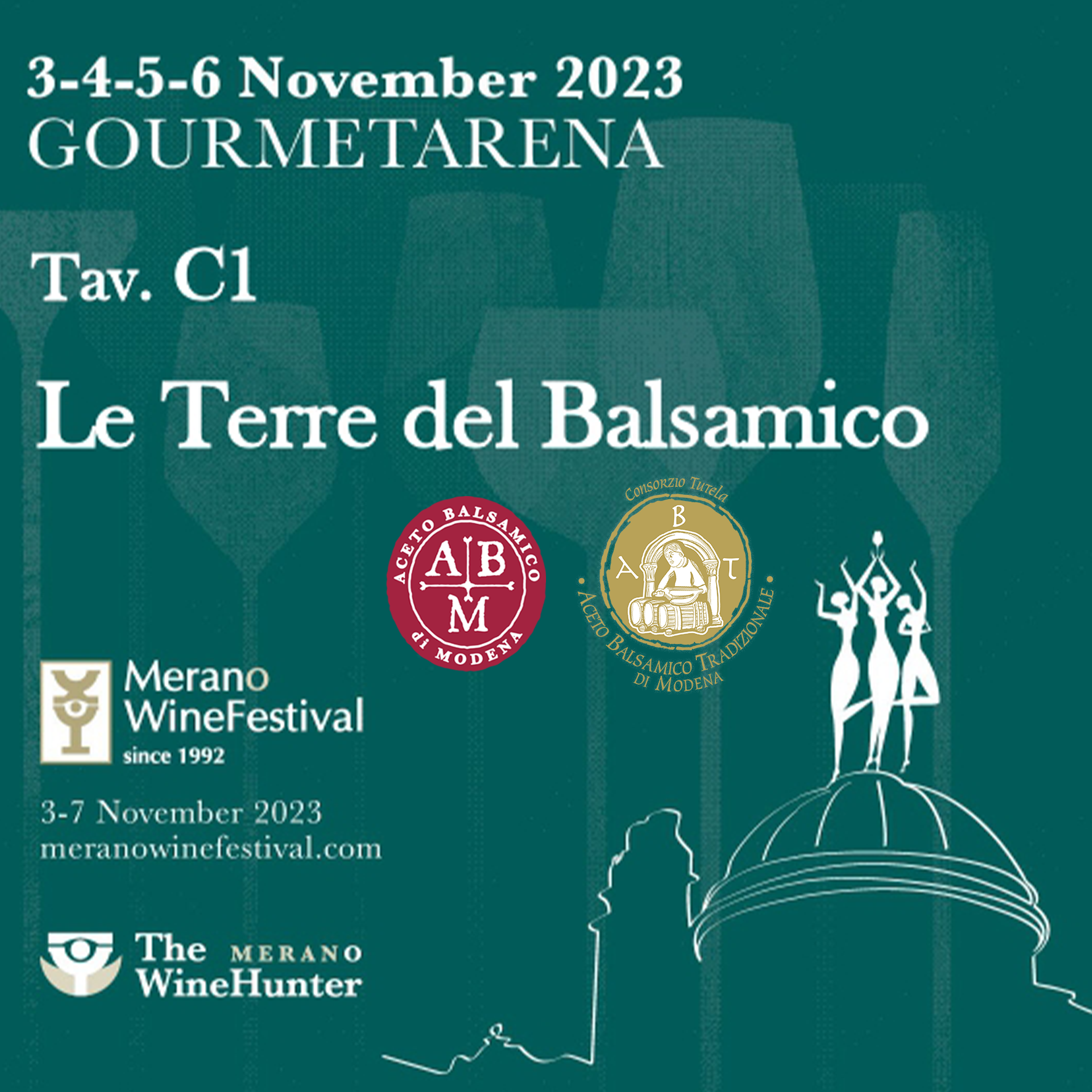 “LE TERRE DEL BALSAMICO” SI PRESENTA AL MERANO WINE FESTIVAL 2023!