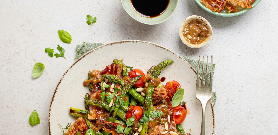 Spargelsalat mit Aceto Balsamico di Modena-Vinaigrette