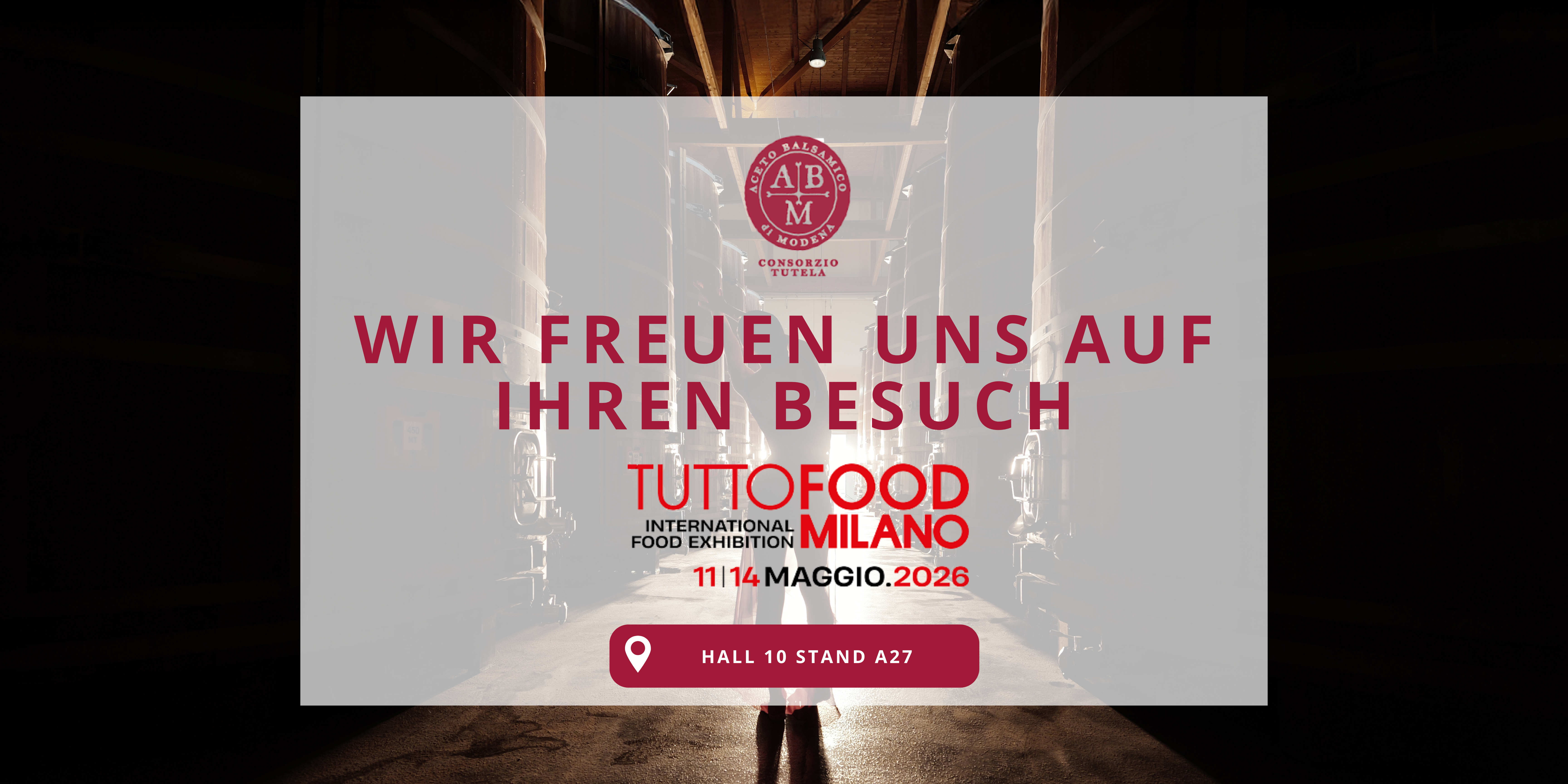 Aceto Balsamico di Modena g.g.A. auf der TuttoFood 2026 in Mailand: Verkostungen, Begegnungen und neue Trends