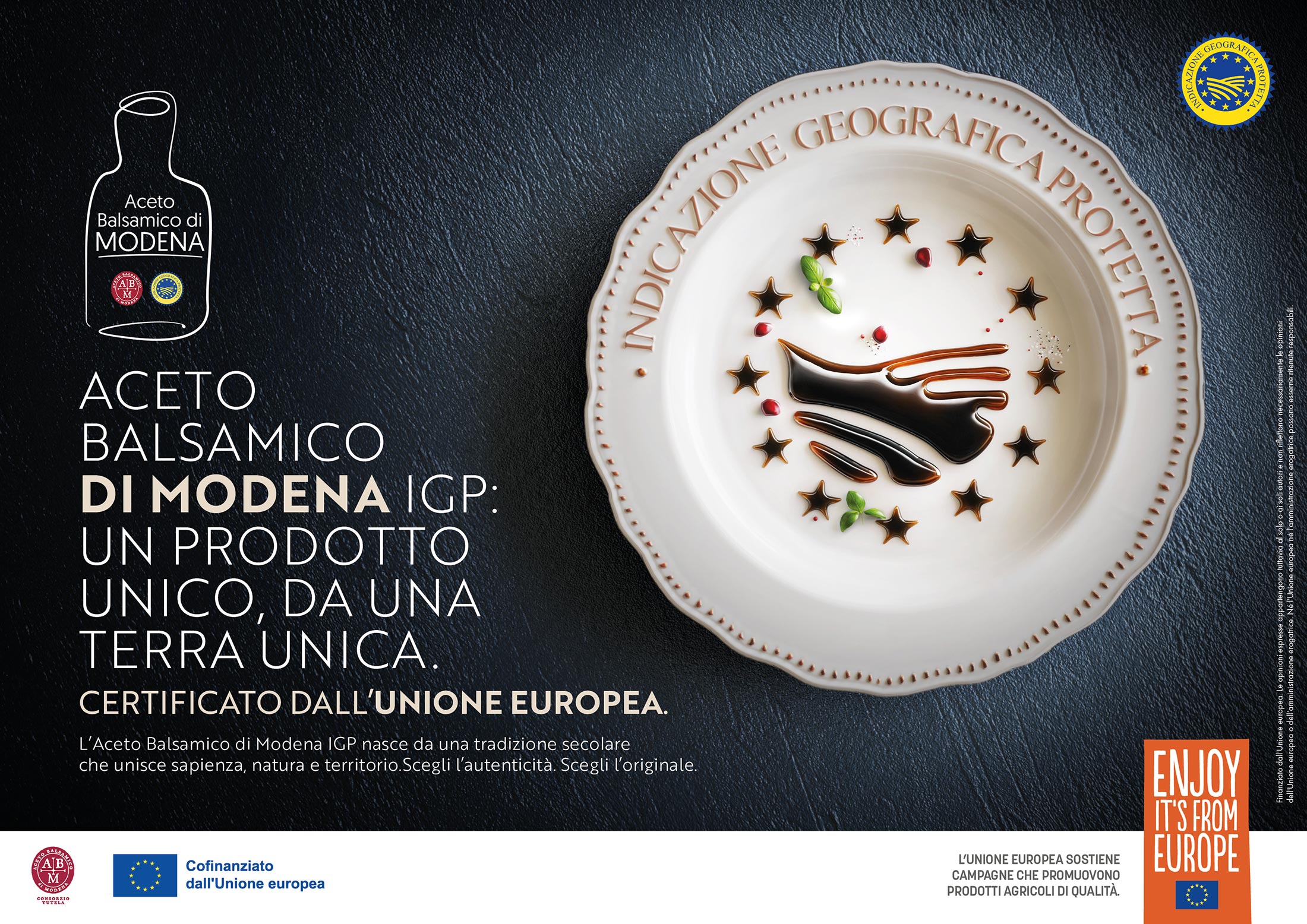 Aceto Balsamico di Modena IGP: un prodotto unico, da una terra unica. Certificato dall Unione Europea