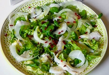 Carpaccio de bacalao con Vinagre Balsámico de Módena IGP