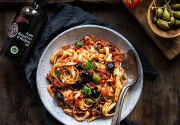 Fettucine à la puttanesca