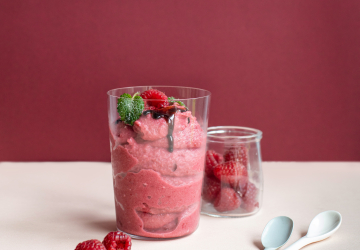 Helado de ciruela al Vinagre Balsámico de Módena