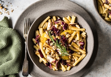 Herbstliche Pasta mit Radicchio Orangen und Aceto Balsamico di Modena g.g.A.