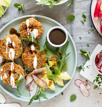 Karotten und Quinoa Patties