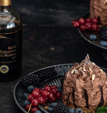 Schokomousse-Träumchen mit Aceto Balsamico di Modena g. g. A.