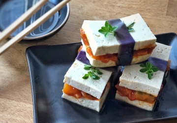 Sushi sandwich di tofu e melanzane all’Aceto Balsamico di Modena IGP