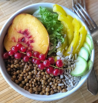 Lentil Buddha Bowls with Balsamic Vinegar of Modena PGI