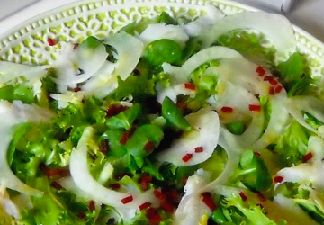 Carpaccio de morue avec Vinaigre Balsamique de Modène IGP