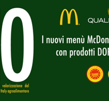 Aceto Balsamico di Modena IGP e McDonald’s: si rinnova la collaborazione nei menu My Selection