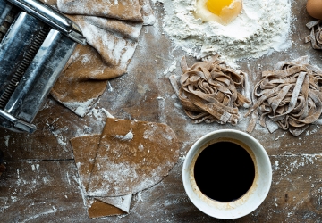 Tagliatelle all’Aceto Balsamico di Modena, cavolfiore e pomodorini secchi