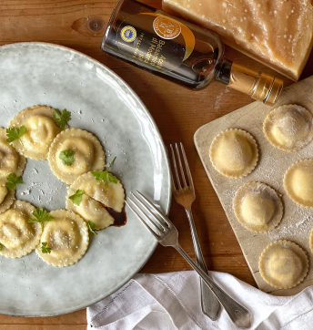 Ravioli all’Aceto Balsamico di Modena IGP e ricotta