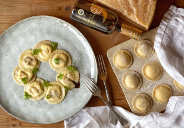 Ravioli all’Aceto Balsamico di Modena IGP e ricotta