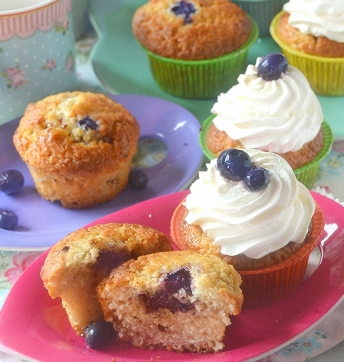 Muffins ai mirtilli con Aceto Balsamico di Modena IGP