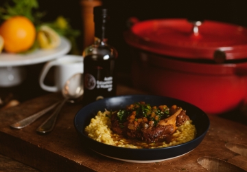 Osso buco aux agrumes et au Vinaigre Balsamique de Modène IGP