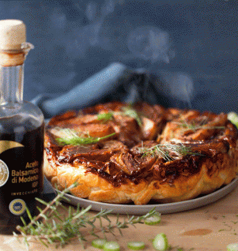 Tatin de fenouil au Camembert et Vinaigre Balsamique de Modène IGP Invecchiato